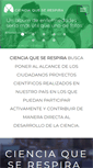 Mobile Screenshot of cienciaqueserespira.org